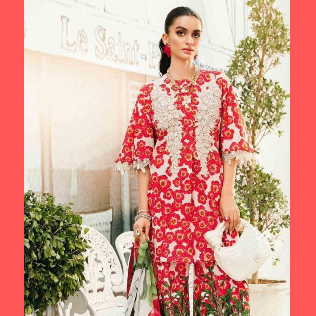 Crimson Bloom Lawn Ensemble