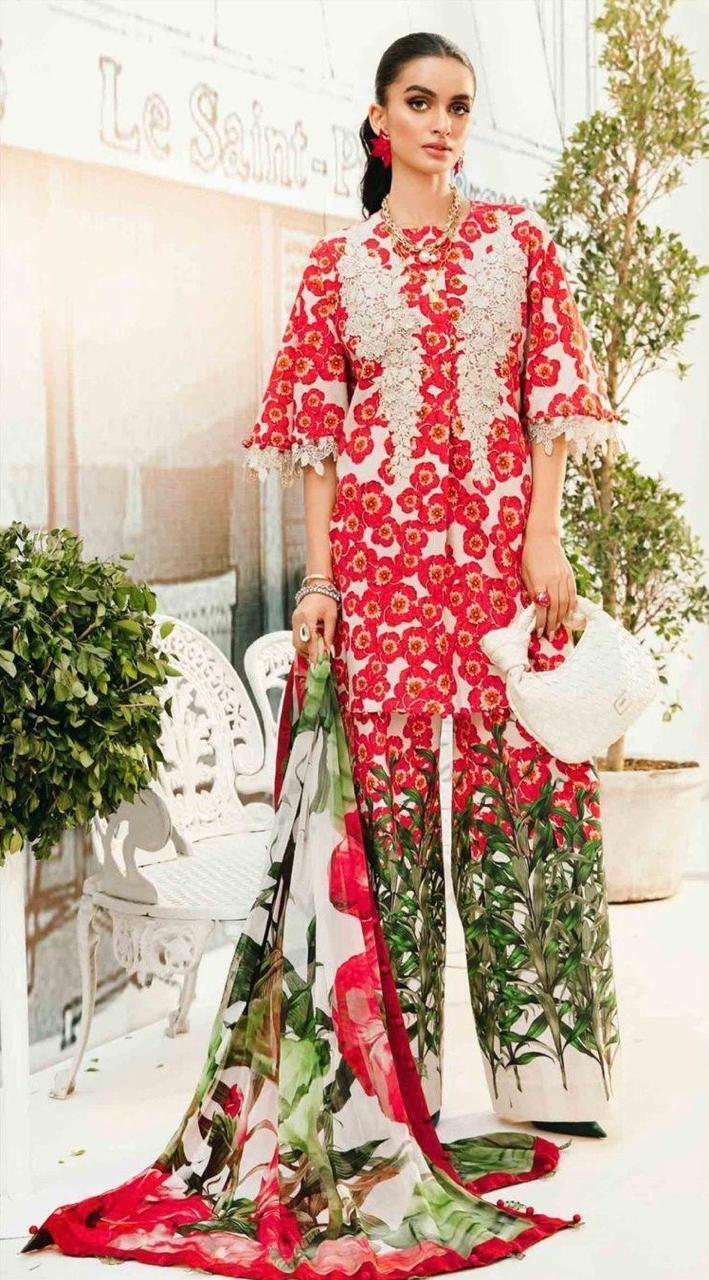 Crimson Bloom Lawn Ensemble